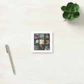 Cat Quilt. Neun Bilder von Spaß an Katzen Post-it Klebezettel (Büro)