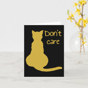 Cat Quote Cartoon Vector ausschalten Karte