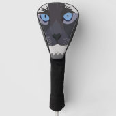 Cat Ragdoll Blue Eyes Kitty Golf Headcover (Vorderseite)