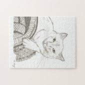 Cat Ragdoll Portrait Puzzle (Horizontal)