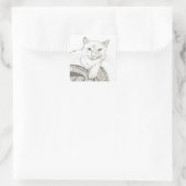 Cat Ragdoll Portrait Square Stickers - Set von 20 (Tasche)