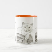 Cat Ragdoll Portrait Tasse (Mittel)