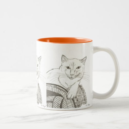 Cat Ragdoll Portrait Tasse (Rechts)