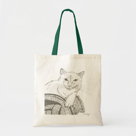 Cat Ragdoll Portrait Tote Bag Tragetasche (Vorne)
