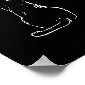 Cat Rainbow Light Cool Prism Science Spektrale Men Poster (Ecke)