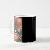 Cat Ramen Japanese Funny Graphic Kawaii Anime  Kaffeetasse (Vorderseite Links)