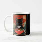 Cat Ramen Japanese Funny Graphic Kawaii Anime  Kaffeetasse (Links)