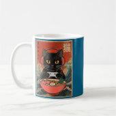 Cat Ramen Japanese Funny Graphic Kawaii Anime Kaffeetasse (Links)