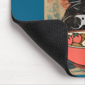 Cat Ramen Japanese Funny Graphic Kawaii Anime  Mousepad (Ecke)