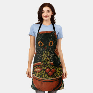 Cat Ramen Japanisch Funny Graphic Kawaii Cat Anime Schürze