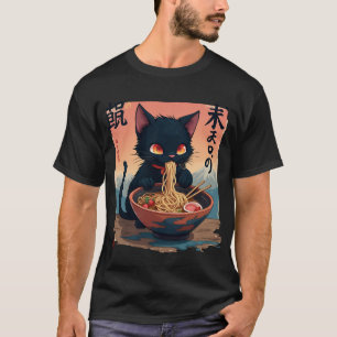 Cat Ramen Japanisch Funny Graphics Kawaii Cat A T-Shirt