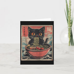 Cat Ramen Japanisch Funny Kawaii Cat Graphic Mens Karte