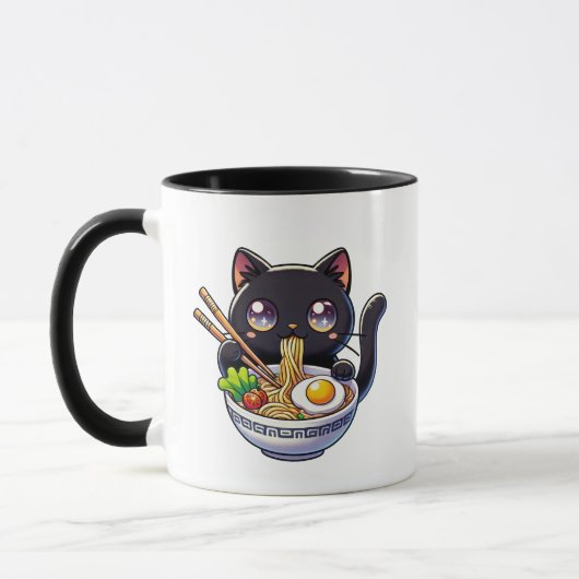 Cat Ramen Tasse (Links)