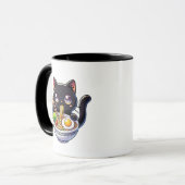 Cat Ramen Tasse (Vorderseite Links)