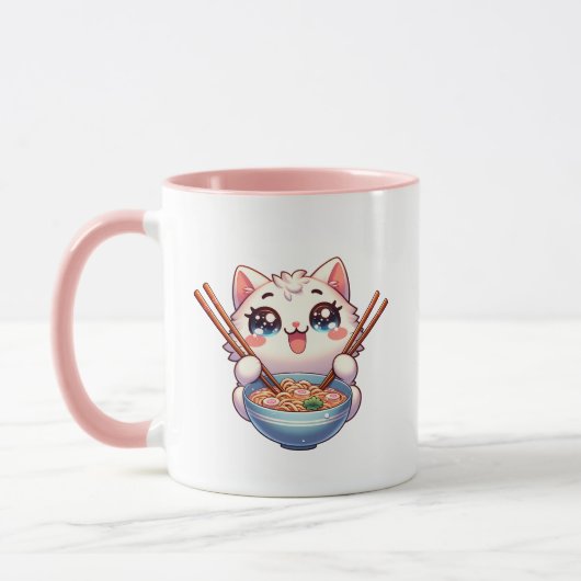 Cat Ramen Tasse (Links)