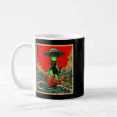 Cat Ramen Ufo Japanese Anime Graphic Tees Men Wome Kaffeetasse (Links)
