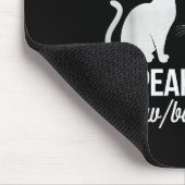 Cat Rat Dog Owner I Speak Fluent Meow Bark Squeak Mousepad (Ecke)