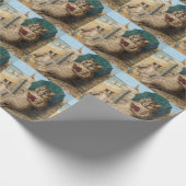 Cat Reading a Book by Louis Wain Geschenkpapier (Ecke)