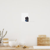 Cat Reading a Book, Louis Wain Poster (Küche)