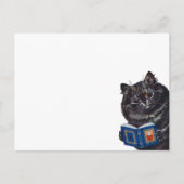 Cat Reading a Book, Louis Wain Postkarte (Vorderseite)