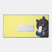 Cat Reading a Book, Louis Wain Schreibtischunterlage (Tastatur & Maus)