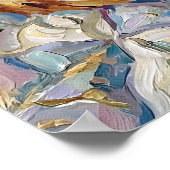 Cat Reading In Bed Cute Wall Art Poster Print (Ecke)