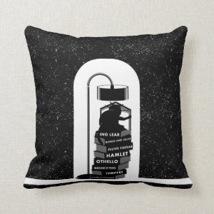 Cat Reading Shakespeare Plays Kissen