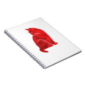 Cat Red Cat Pink Cat Cat Miror Poly Notizblock (Rechte Seite)
