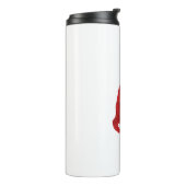 Cat Red Cat Pink Cat Cat Miror Poly Thermosbecher (Nach links gedreht)