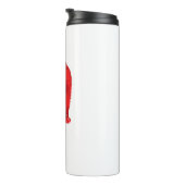 Cat Red Cat Pink Cat Cat Miror Poly Thermosbecher (Nach rechts gedreht)