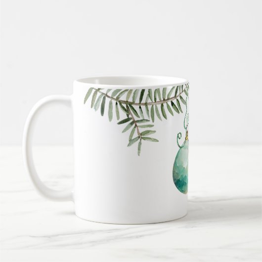 Cat Reflection in a Ornament Weihnachten Tasse (Links)