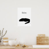 Cat Relax Poster (Küche)