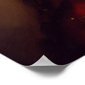 Cat Renaissance King Poster (Ecke)