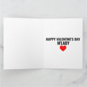 CAT RENAISSANCE MAN VALENTINE'S DAY Grußkarte Karte (Innenseite)