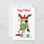 Cat Rescue Christmas Open House Einladung (Rückseite)