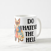 Cat retirement themed for Cat lovers Kaffeetasse (VorderseiteRechts)