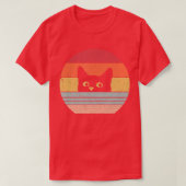 Cat Retro Style T-Shirt (Design vorne)