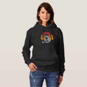 Cat Retro Sunset Cat Sunset I Retro Cat Hoodie (Vorne ganz)