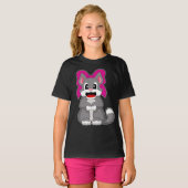 Cat Ribbon T-Shirt (Vorne ganz)