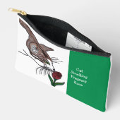 Cat Riechende Rose Zubehörtasche (Offen)