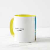 Cat & Robot Flying Coffee/Tee-Tasse Tasse (Vorderseite Links)