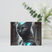 CAT-ROBOTIK-Postkarten Postkarte (Stehend Vorderseite)