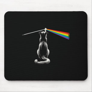Cat Rock Music Band Funny Cat Rock and Roll Mousepad