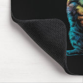 Cat Rock Music Concept Band Rock Cat Mousepad (Ecke)