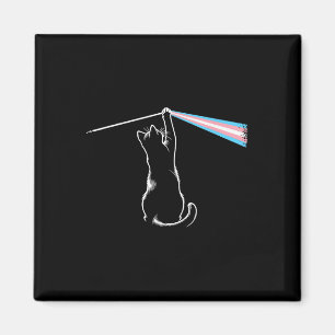 Cat Rock Music Trans Pride Lgbt Transgender Cat Lo Magnet