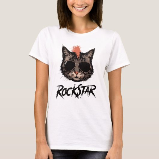 Cat Rock T-Shirt (Vorderseite)