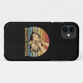 Cat Rolling Fatties Funny Case-Mate iPhone Hülle (Rückseite (Horizontal))