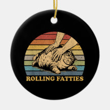Cat Rolling Fatties Funny