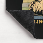 Cat Rolling Fatties Funny Mousepad (Ecke)