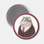 CAT Round-Magnet Magnet (Vorderseite/Rückseite)